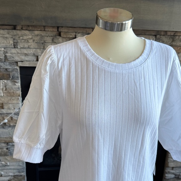 Design History White Ribbed Blouse - Picture 3 of 12